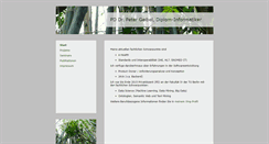 Desktop Screenshot of peter-geibel.de