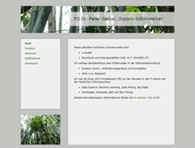 Tablet Screenshot of peter-geibel.de